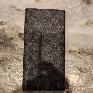 Coach Men's Signature Canvas Breast Pocket Wallet